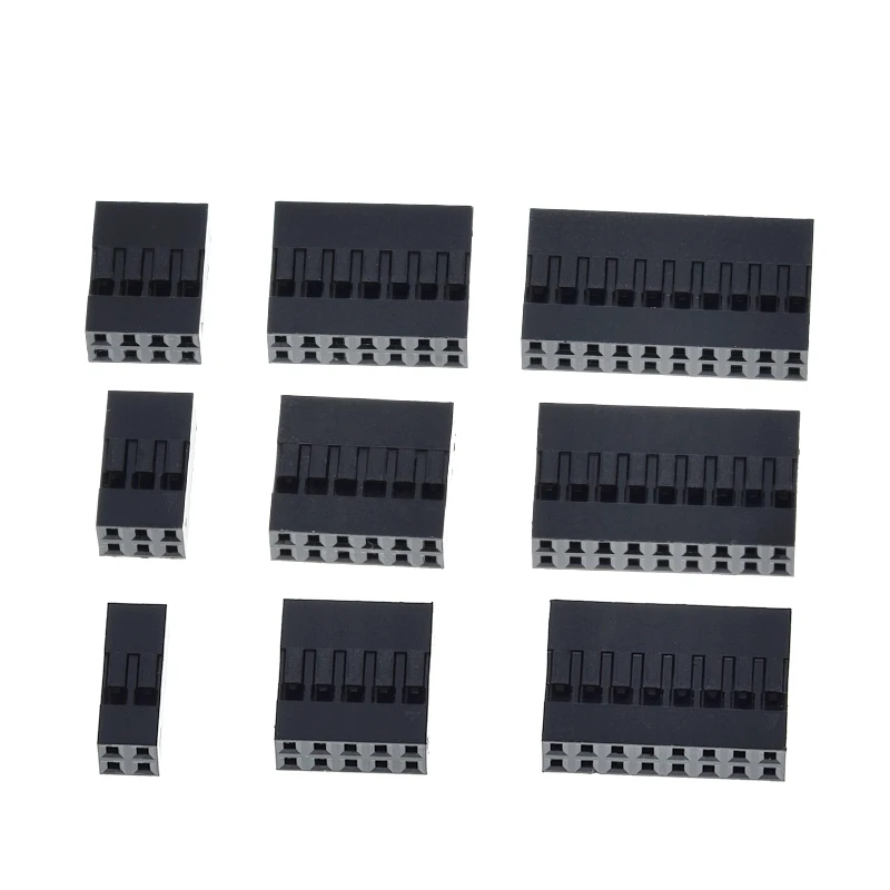 Für DuPont-Drahtgehäuse aus Kunststoff, 2,54 mm, zweireihig, für DuPont-Drahtsteckverbinder 2P/3P/4P/5P/6P/7P/8P/9P/10P, Gehäuse für 2*4-polige/2*5-polige Steckverbinder – Detail 8