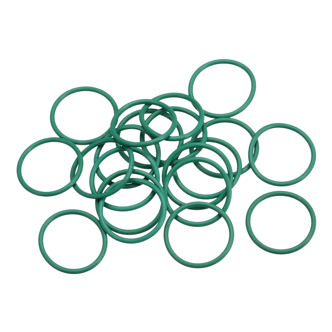 

uxcell 20Pcs Fluorine Rubber O Rings, 20mm OD, 17mm Inner Diameter, 1.5mm Width, Seal Gasket Green pneumatic repairs, etc.