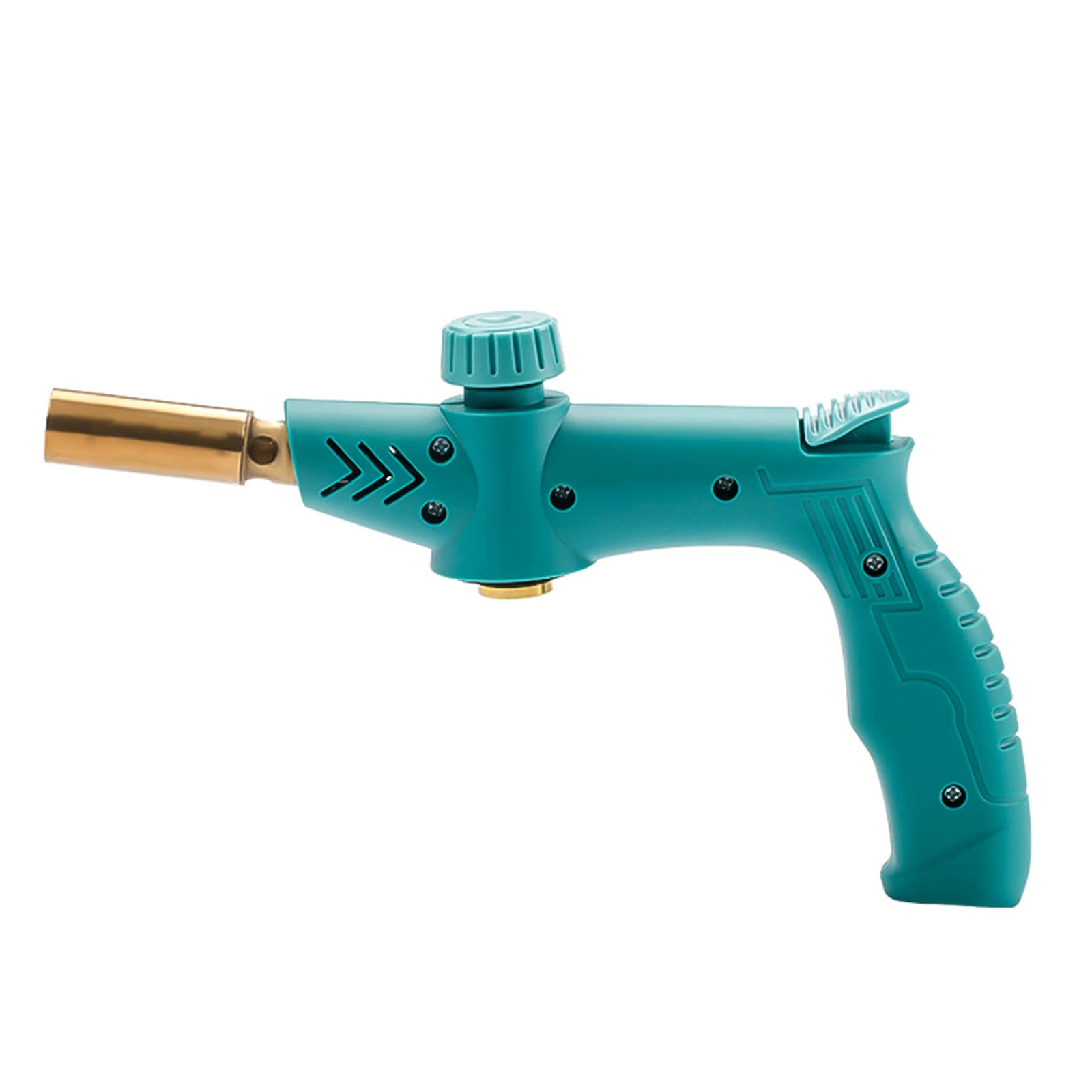 เชื่อมไฟฉายแบบพกพาไฟฉายแก๊ส Flame Gun สูงอุณหภูมิทองเหลือง Mapp Gas Turbo ด้วยไฟฉายบัดกรีเครื่องเชื่อมโพรเพนท่อประปา