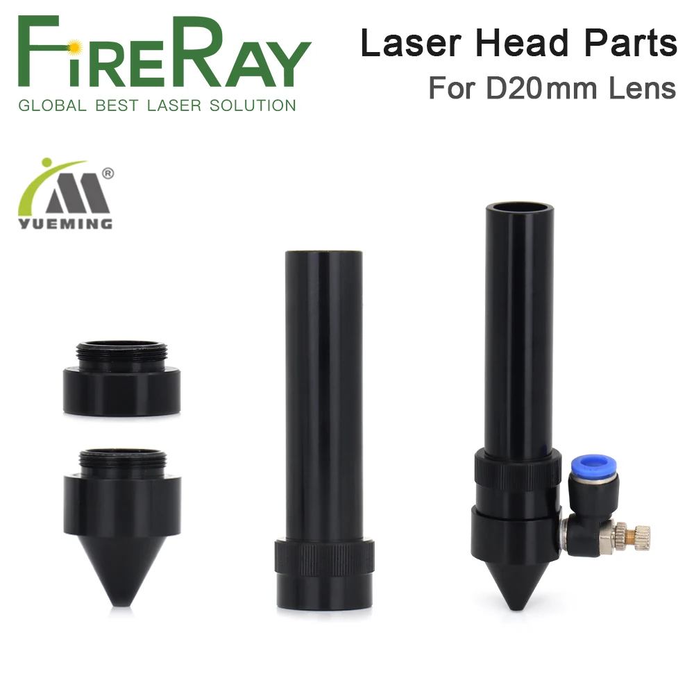 FireRay Han's Co2 Lens Tube Outer Diameter 21mm for Lens Dia.20mm for Han's Laser Cutting and Engraving Machine