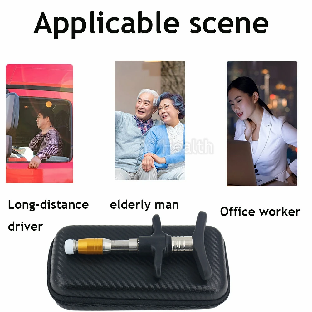 دليل بتقويم العمود الفقري بندقية العمود الفقري ماكينة ليزر لتخفيف ألم المفاصل جهاز تدليك العمود الفقري الصحيح بندقية 300N المحمولة الرعاية الصحية تصحيح مدلك