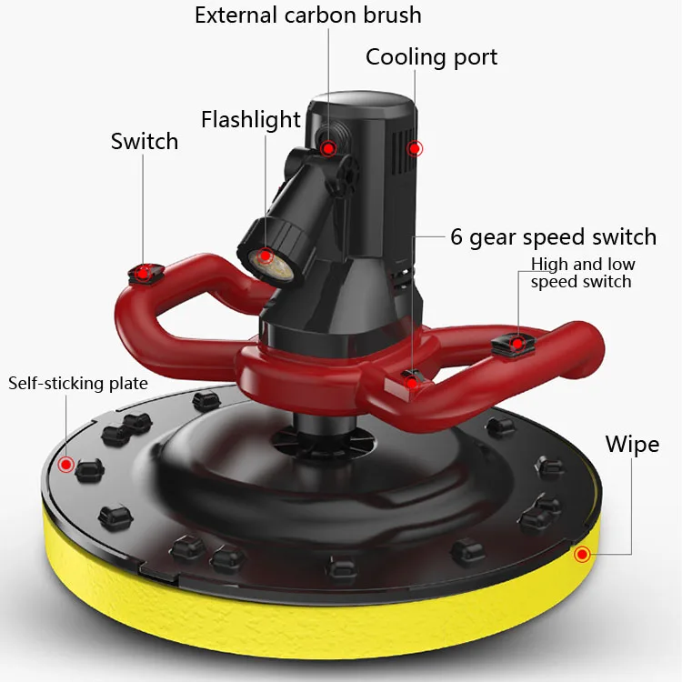 セメントおよびコンクリートモルタル用電気こて,220v,壁スムージング研磨機,エポキシセメント