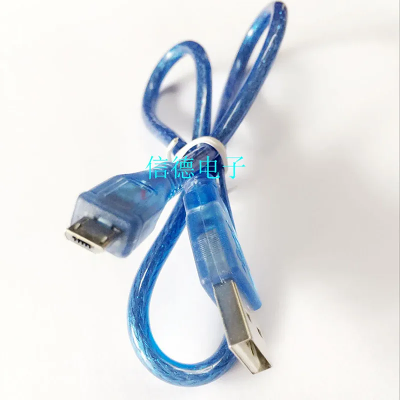 USB 케이블 블루 MicroUSB 데이터 케이블 MK5P 휴대 전화 충전 케이블 길이 50CM