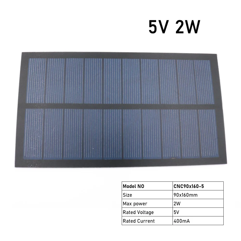 5 V 2 3 4 5 7 W wyjście USB ogniwo słoneczne zewnętrzna 18650 ładowarka USB żeńskie Port 5 V regulatory ładowania Panel słoneczny