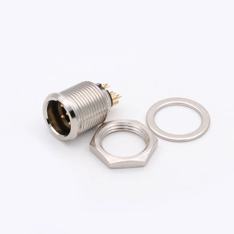 수 섀시 패널 소켓 플러그 소형 XLR 오디오 마이크 커넥터, 미니 XLR 3 4 5 6 핀, 10 개