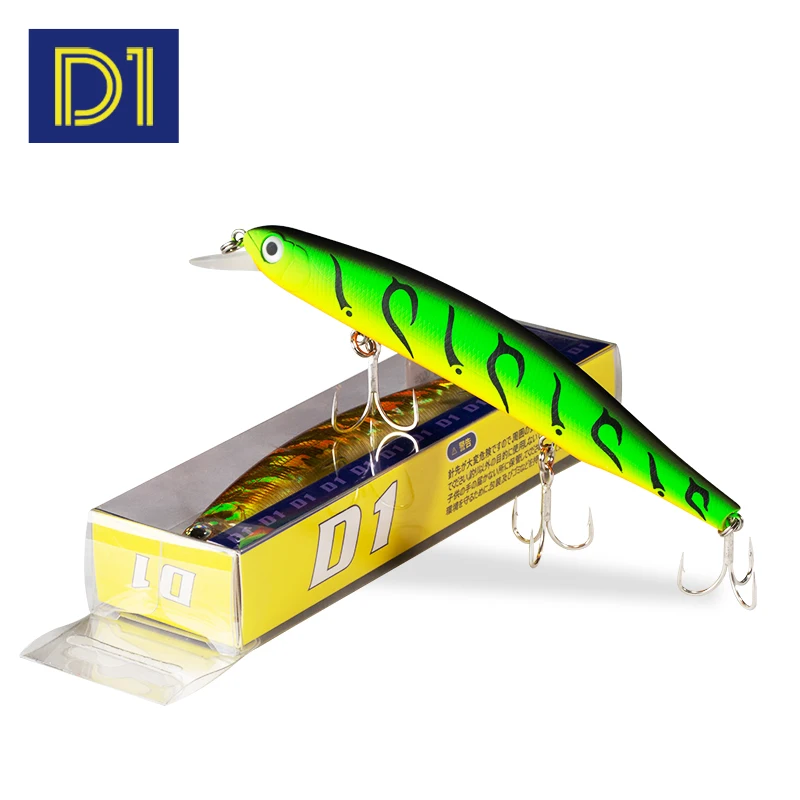 D1 Suspending Minnow 130mm 22g Floating 0-1.2m Fishing Lure 2020 Jerkbaits For Fishing Fake Bait Pike Bass Perch Jerkbait