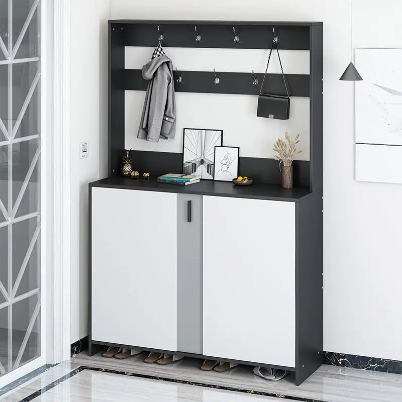 Meuble à Chaussures Intégré Moderne et Simple, Meuble de Rangement Multifonction T1, Grande Capacité, Europe