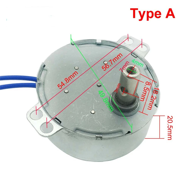 JS-50 DC Gear Motor 3V 5V 6V 12V 24V Low Speed PWM Reversed Micro Gearmotor Moter 12 V Electric DIY Vending Tissue Machine Grill