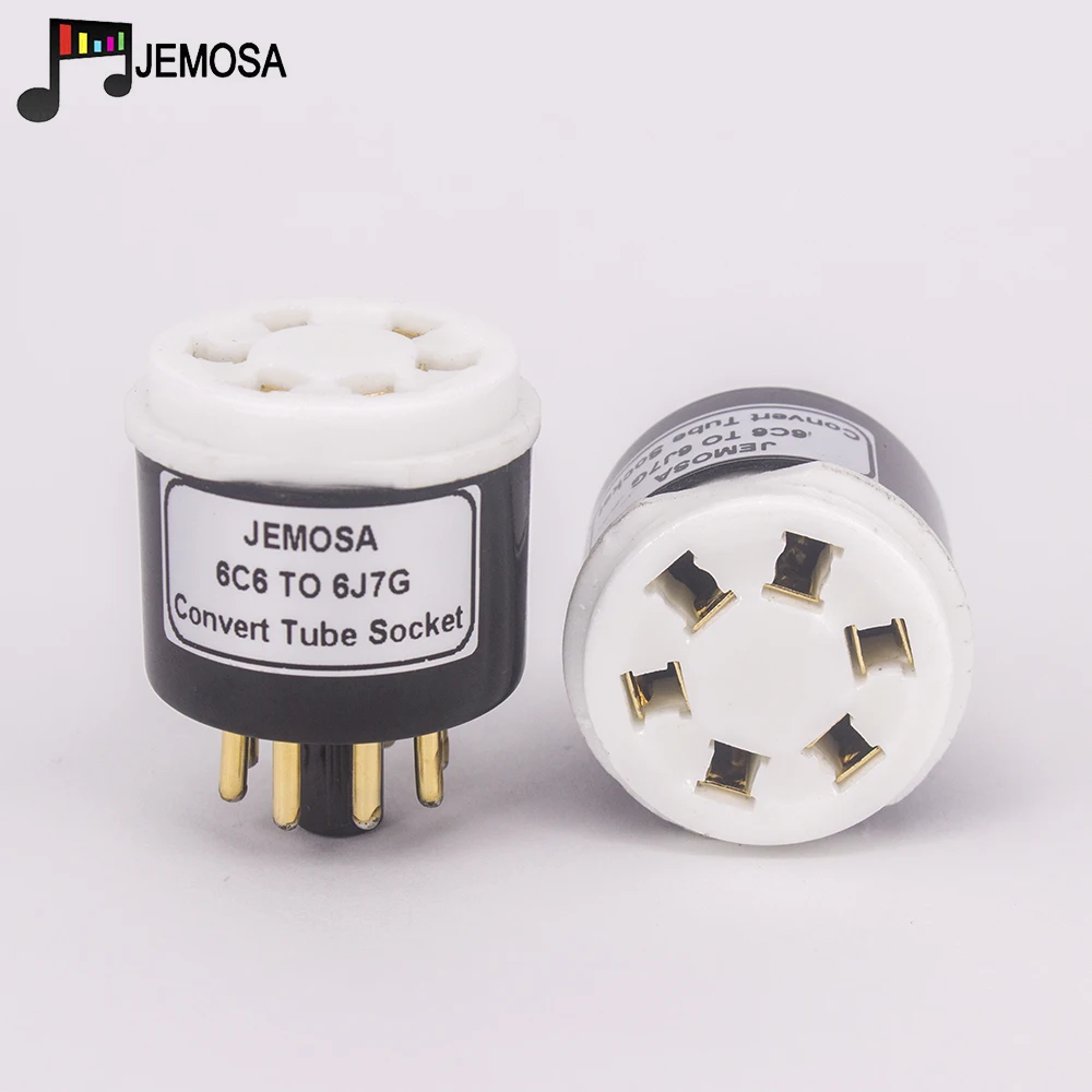 1PC 6C6 TO 6J7 6J7G DIY Audio Vacuum Tube Amplifier Convert Socket Adapter