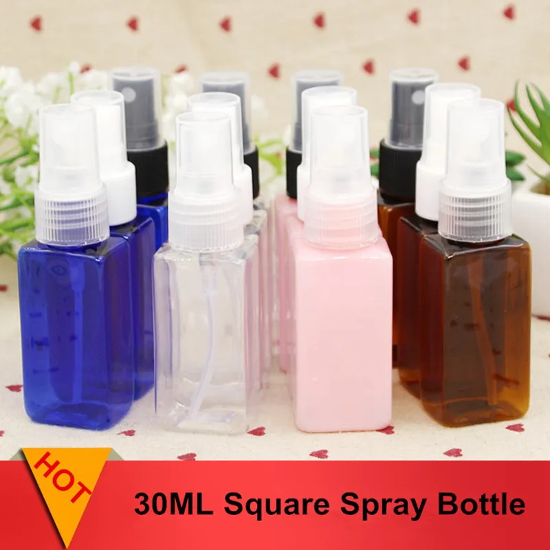 10/20/30/50pcs 30ml  Plastic Portable Perfume Spray Bottle Empty Perfume Bottles Refillable Mist Pump Perfume Atomizer Travel