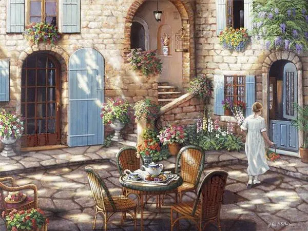 Romantic leisure garden Handmade Needlework Embroidery kits DIY Cross Stitch Kits Crafts 14CT Unprinted Home Decor wall Arts