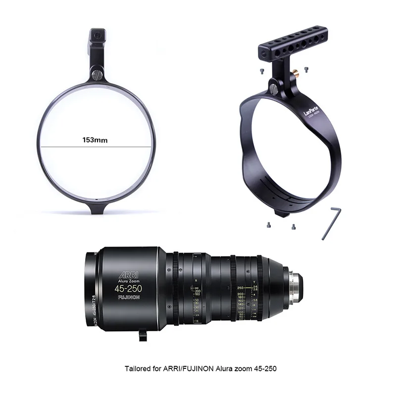 

Lanparte Lens Collar Carry Handle for Arri Alura 45-250 lens Aluminum Alloy