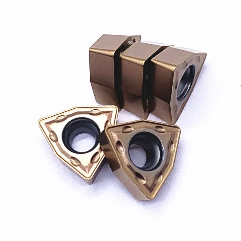 เปลี่ยนใส่ WCMT06T308 FN ACZ330เครื่องกัดเครื่องกลึง CNC เครื่องมือ WCMT 06T308แทรกสำหรับ U เจาะเครื่องกลึงใส่