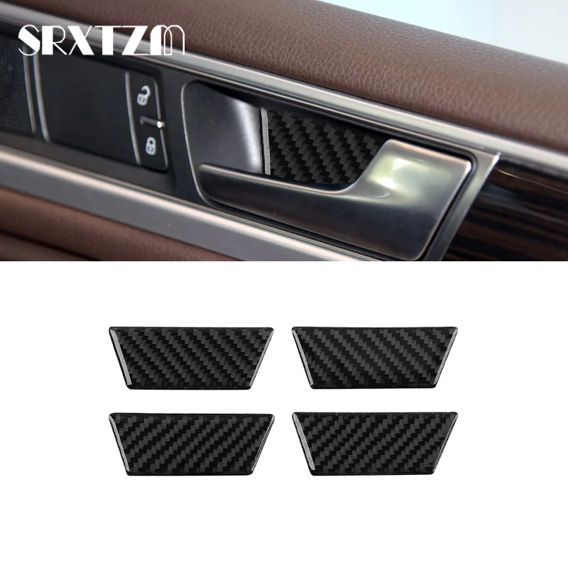 

Для Volkswagen Vw Touareg 2011 2012 2013 2014 2015 2016 2017 2018 углеродное волокно внутренняя дверная ручка панель дверная чаша накладка