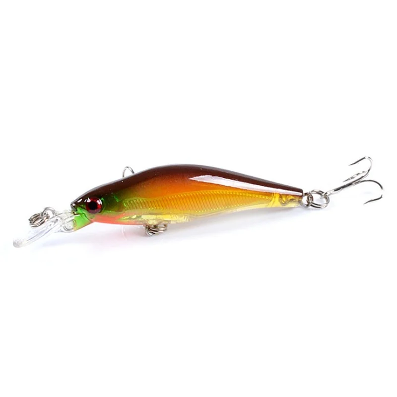 1Pcs Floating Laser Minnow Fishing Lures 8.3cm 6.2g Wobbler Crankbait Tackle 3D Eyes Hard Plastic Bait  Bass Pike Carp Fishing