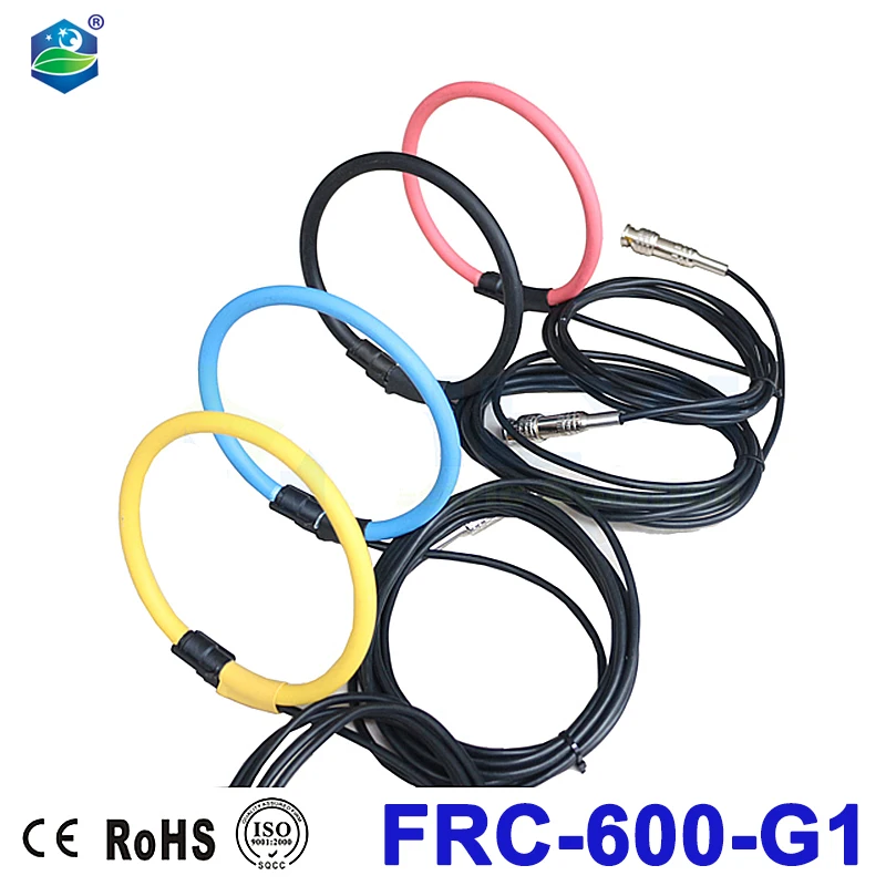 

China manufacturer Input 5000A FRC-600-G1 flexible rogowski coil with G1 integrator output 333mV split core CT