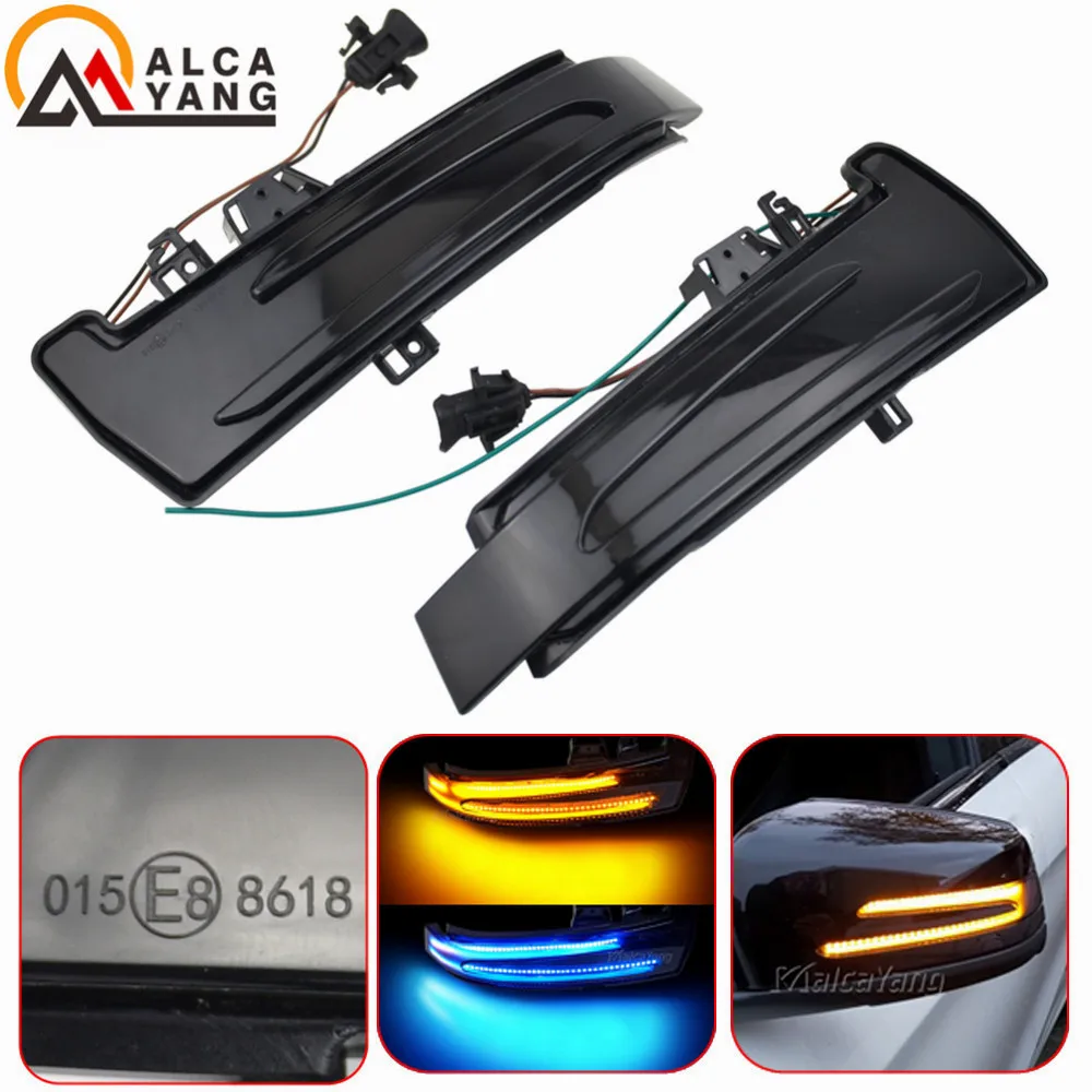 A Pair Car Rear View Mirror Turn Signal Light For Mercedes-Benz W221 W212 W204 W176 W246 X156 C204 C117 X117 LED Blinker Lamp