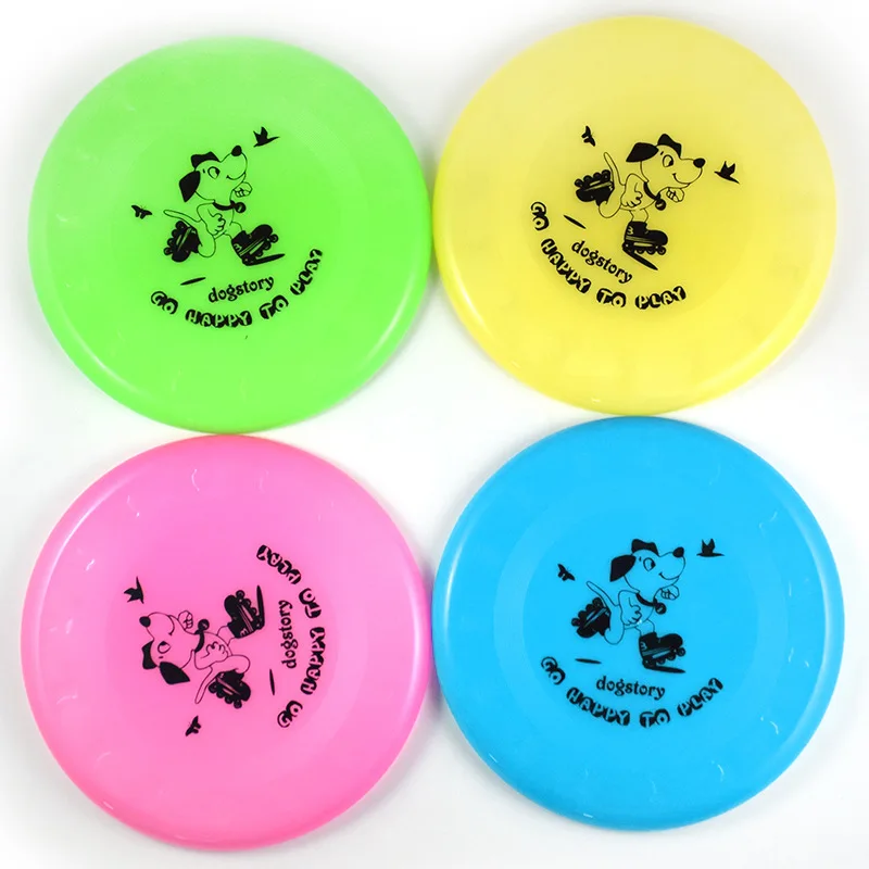 Plastic Flying Saucer Dog Toy Pet Game, Flying Discs Resistant Chew Funny Puppy Training Toy Interactive Partner Pet Shop, 1Pc