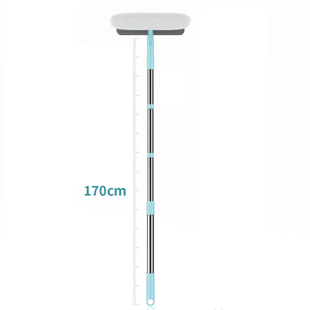 3 Section Telescopic Pole Double-Sided Wiper Window Squeegee Cleaner Windshield Cleaning Tool Clean Accessories
