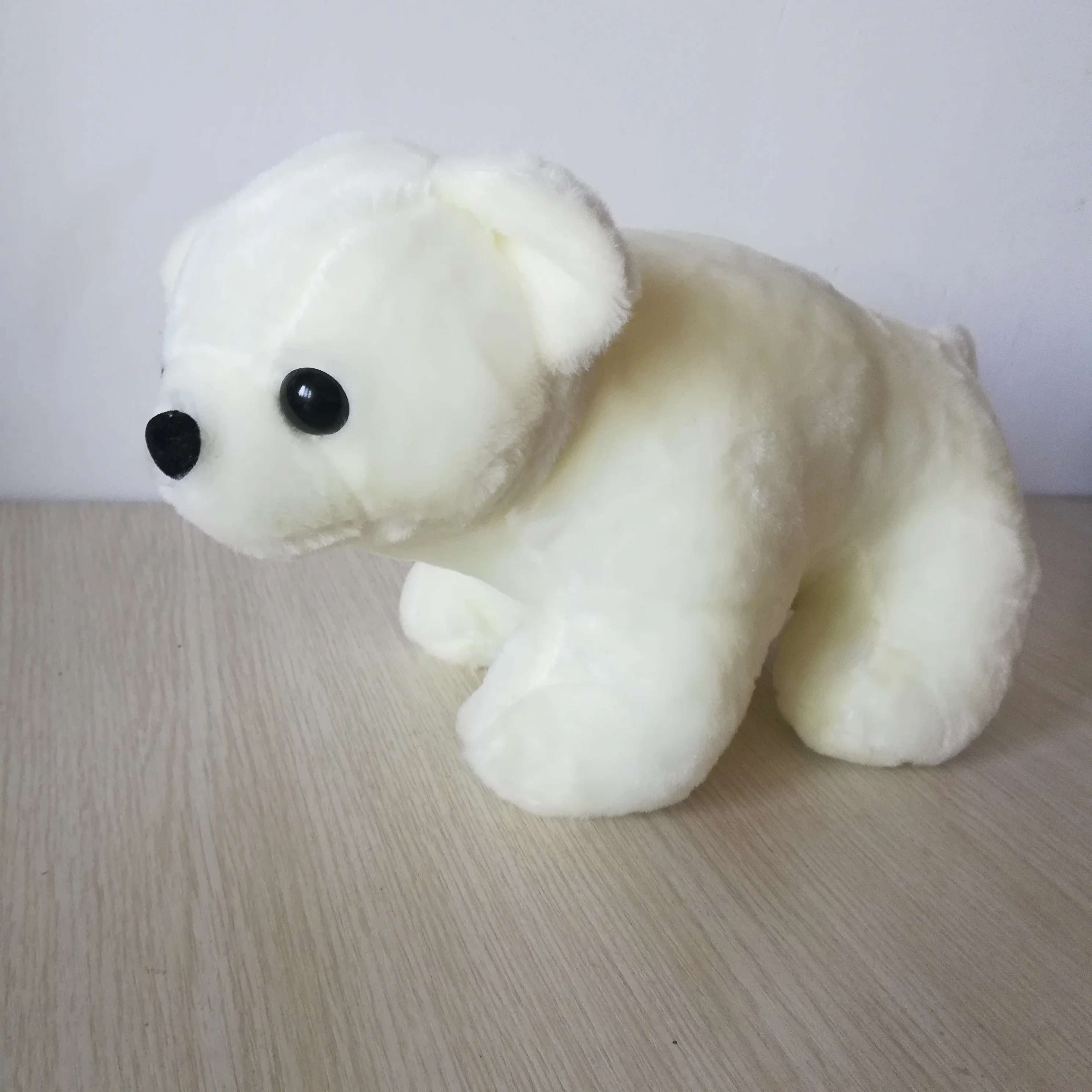 Oso polar encantador de aproximadamente 26cm, muñeco de peluche suave, juguete para bebé, regalo de cumpleaños b2096