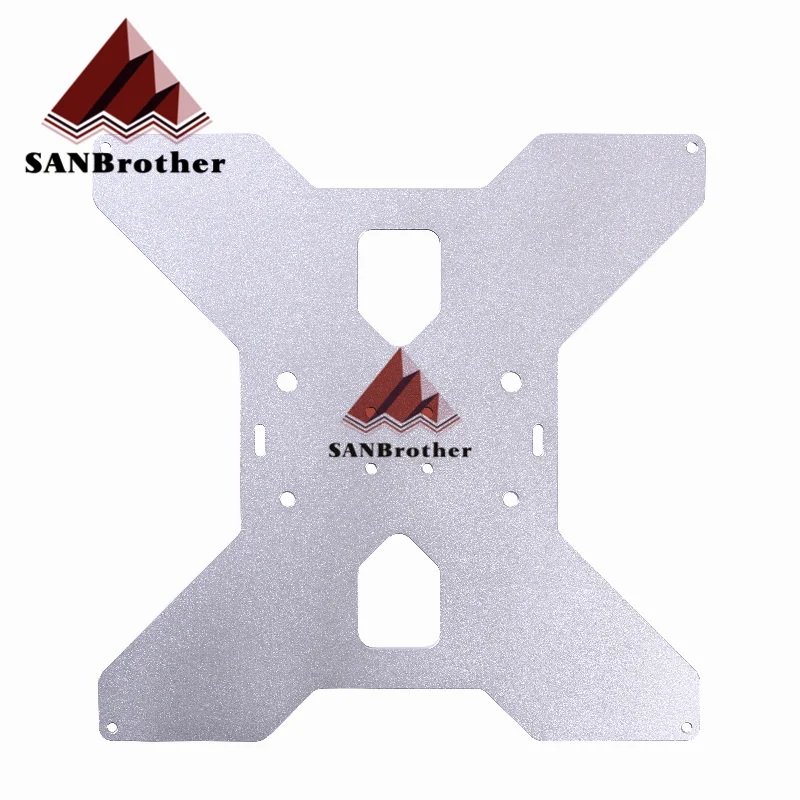 

3D Tarantula aluminum Y Carriage heated support Plate black silver Anodized for HE3D / Tarantula 3D Printer