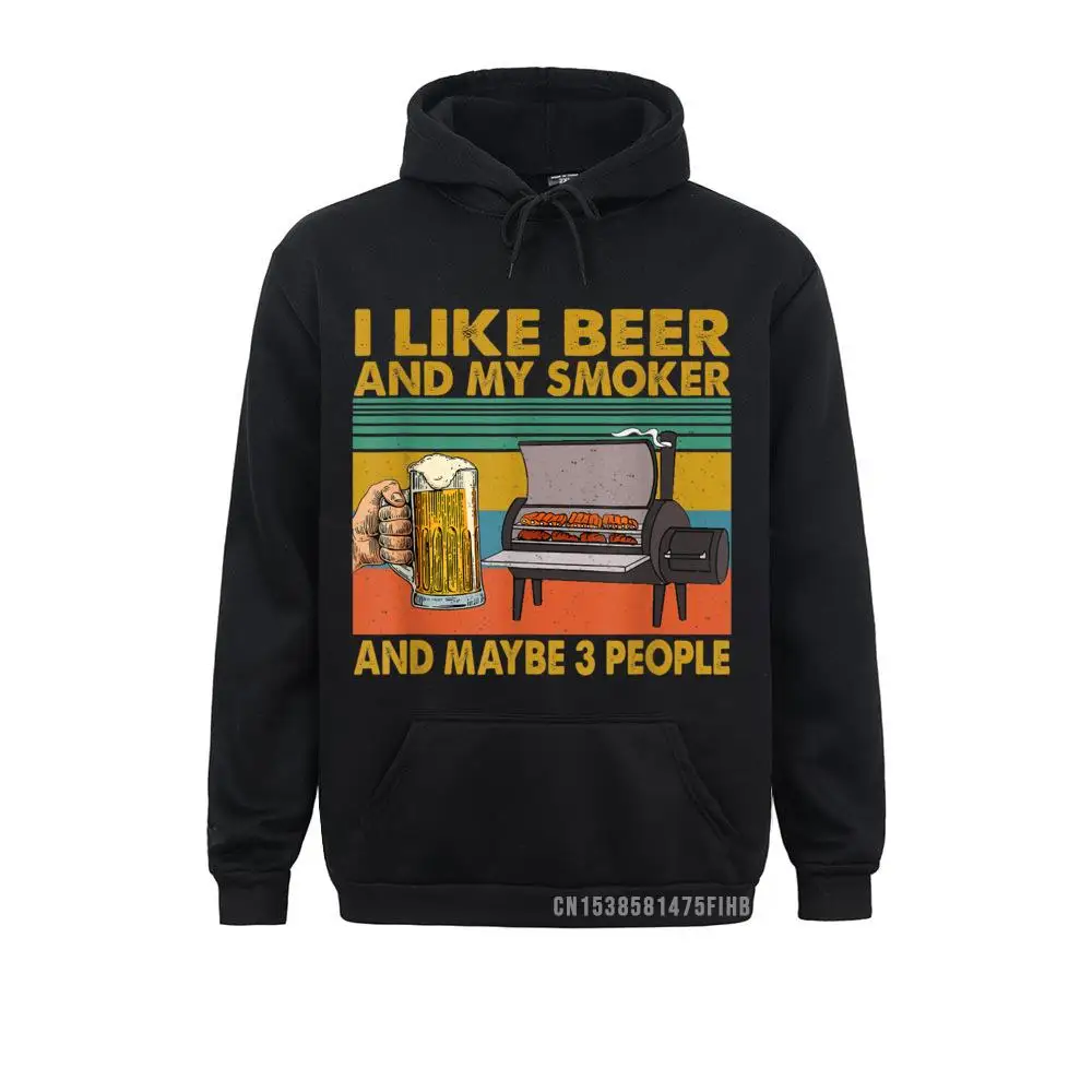 

Vintage Retro I Like Beer My Smoker Funny Beer Lover Gifts Hoodie Sweatshirts For Women Cosie Hoodies Funny Japan Style