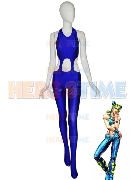 Jolyne-Disfraz personalizado de LICRA para mujer, traje de Halloween, Catsuit Zentai, Cujoh