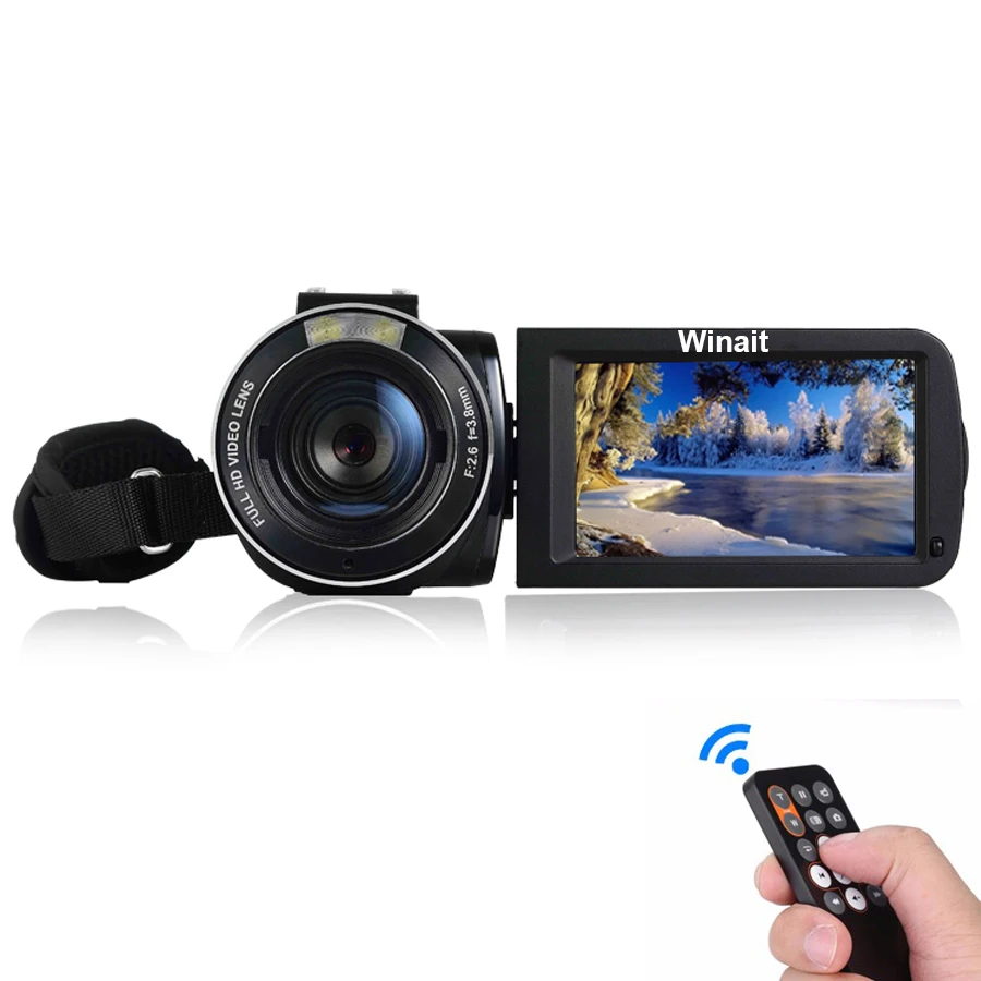 Winait Hot Style Digital Video Camera WIFI Remote Control Portable DVR HD 1920*1080 3.0