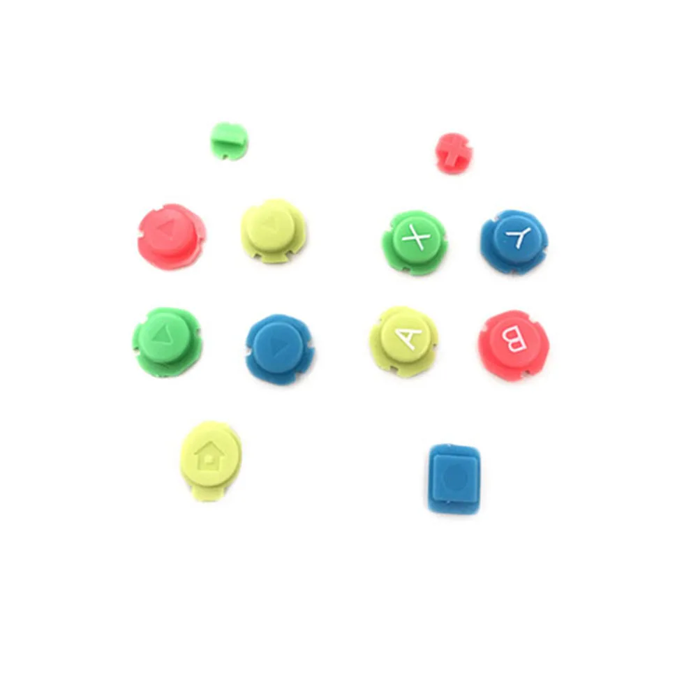 أزرار مفاتيح توجيه ABXY الملونة عصا التحكم لوحدة تحكم نينتندو سويتش NS NX Joy-con وحدة التحكم اليسرى اليمنى