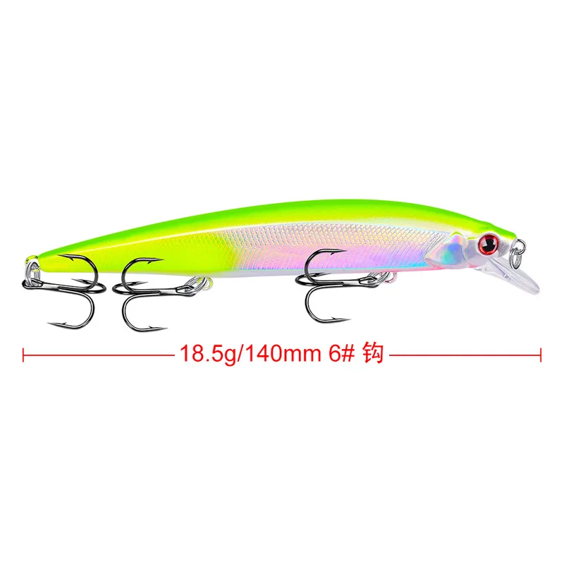 140 millimetri 18.5g Swimbaits Bass Grande Pesce Pesca con esche artificiali Wobblers Galleggianti Hard bait Crankbait Dei Ciprinidi di Richiamo per