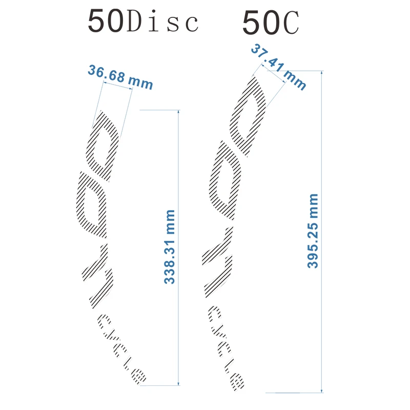 Road bike 0011 cycle rim sticker bicycle wheel set stickers personalized decoration cycling decals for 50 C brake disc brake