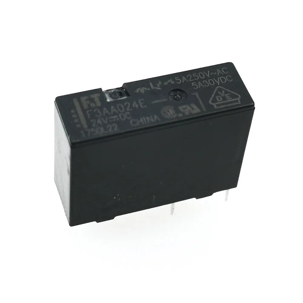 5 Buah Relay 24V F3AA024E F3AA005E F3AA012E DC5V DC12V DC24V DIP4 5A 24VDC