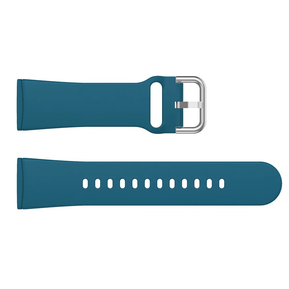 Correa de silicona de repuesto para reloj inteligente fitbit Versa 3/4, pulsera clásica para Fitbit Sense Sense2, accesorios de correa