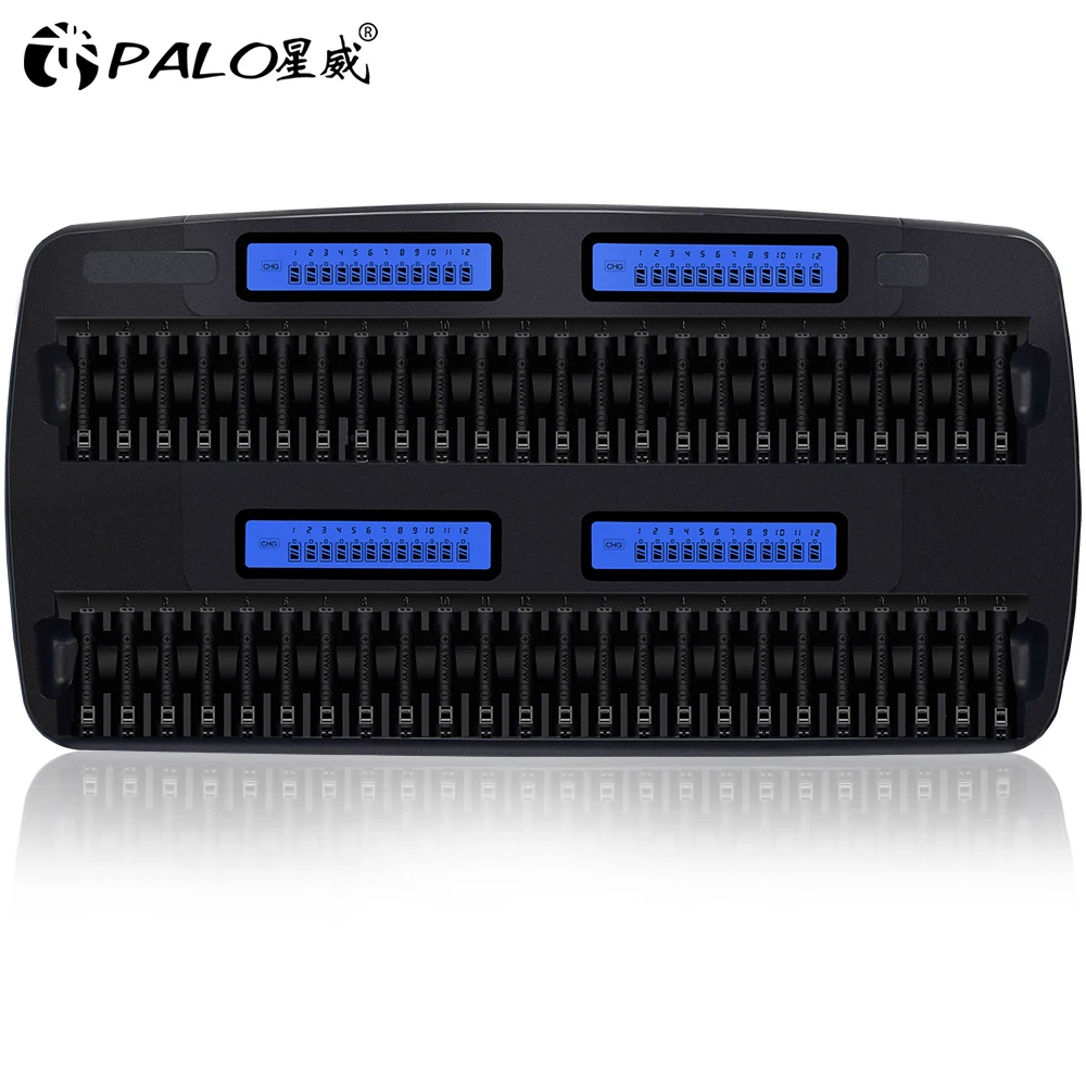 1.2V AA AAA 건전지를위한 LCD 똑똑한 지적인 건전지 충전기 ni mh AA AAA 재충전 전지를위한 빠른 충전기