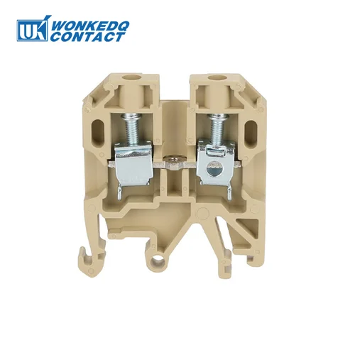 Imagen 2 del producto 10 Uds SAK4EN conexión de tornillo Universal de alimentación SAK4 4 mm2 cable conector eléctrico bloque de terminales de carril DIN SAK 4EN