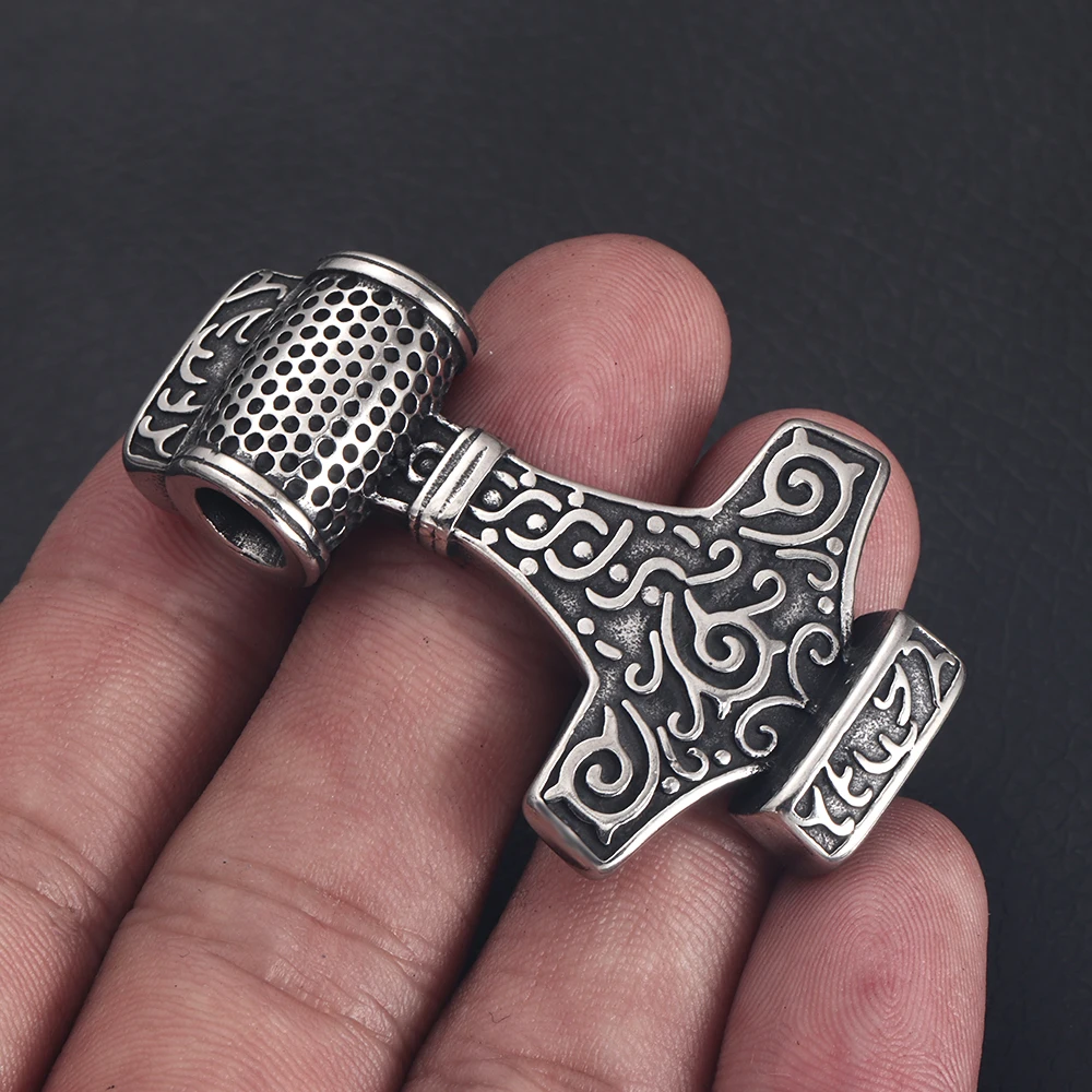 Stainless Steel Viking Axe Connector Hole 12*4mm for DIY Charms Bracelet Connect Findings Men Jewelry Making Accessories