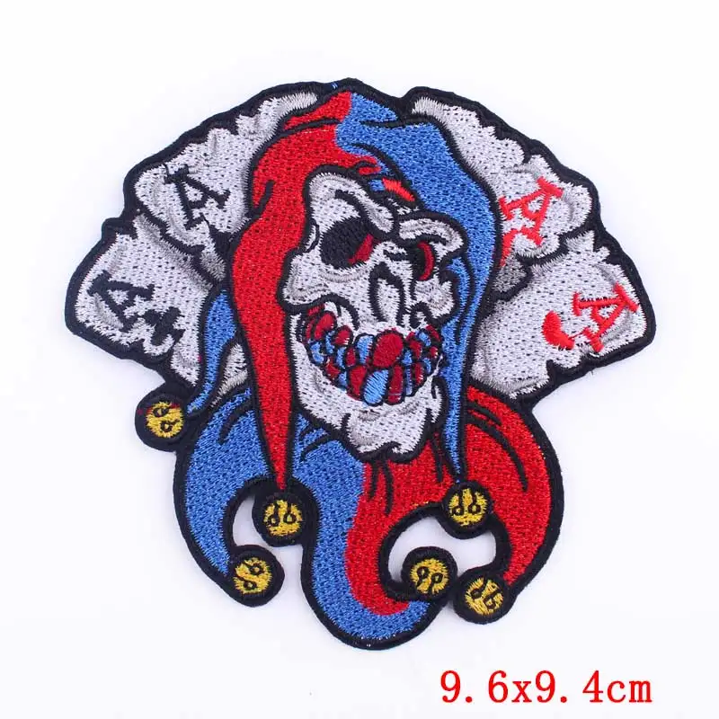 Iron On Patches DIY Poker Dice Patch On Clothes Embroidered Patches For Clothing Patch Sewing On Garment Apparel Accessories