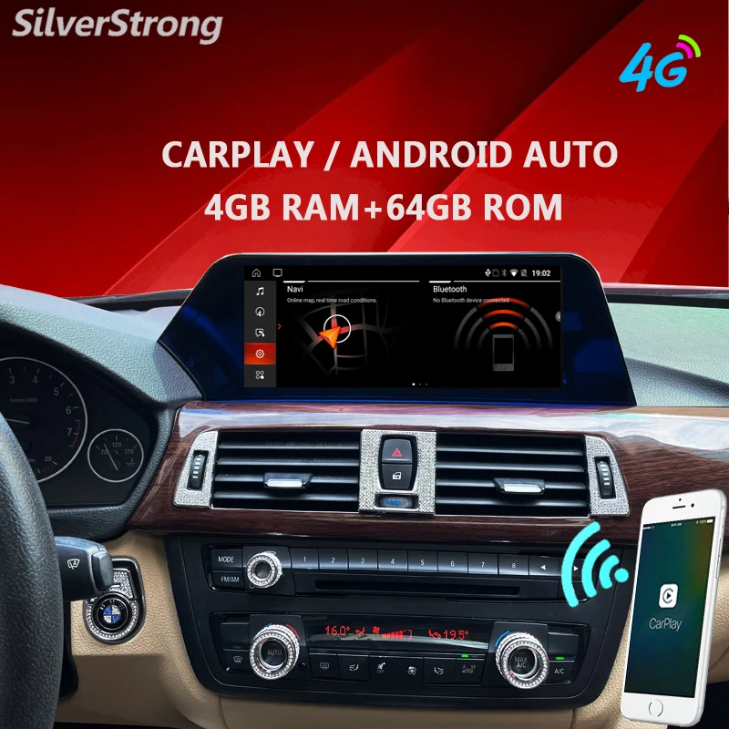 

Blu-Ray Android 4G + 64G автомобильное радио GPS для BMW F30 F31 F34 F20 F21 F32 F33 F36 NBT no 2 DIN DVD плеер