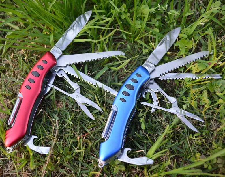 Outdoor multipurpose tools, Multi-purpose folding knife, Swiss Knife, Camping knife,Hand Tools Knife,  Swiss army knife