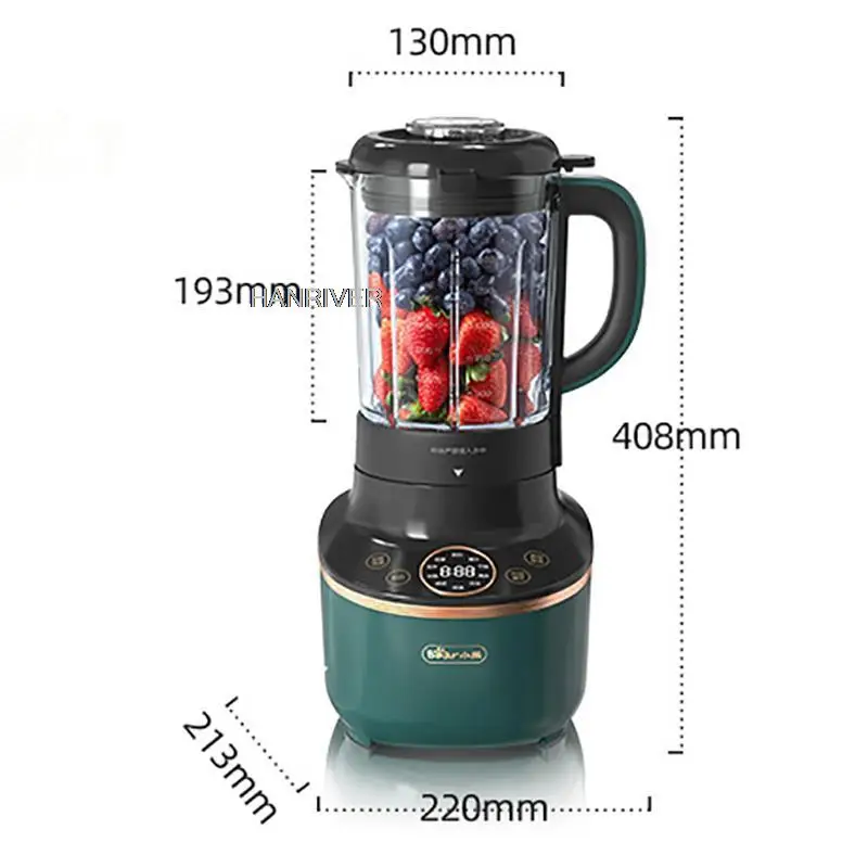 Máquina de quebra do agregado familiar aquecimento automático auxiliar misturador de alimentos misturador multi-função juicing leite de soja machin