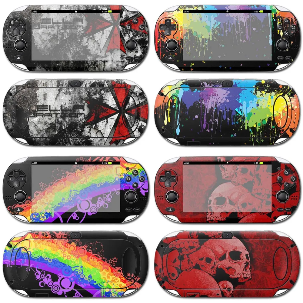 Chirstmas gift Design Games Accessories Vinyl Decal for PS vita 1000 Skin Sticker