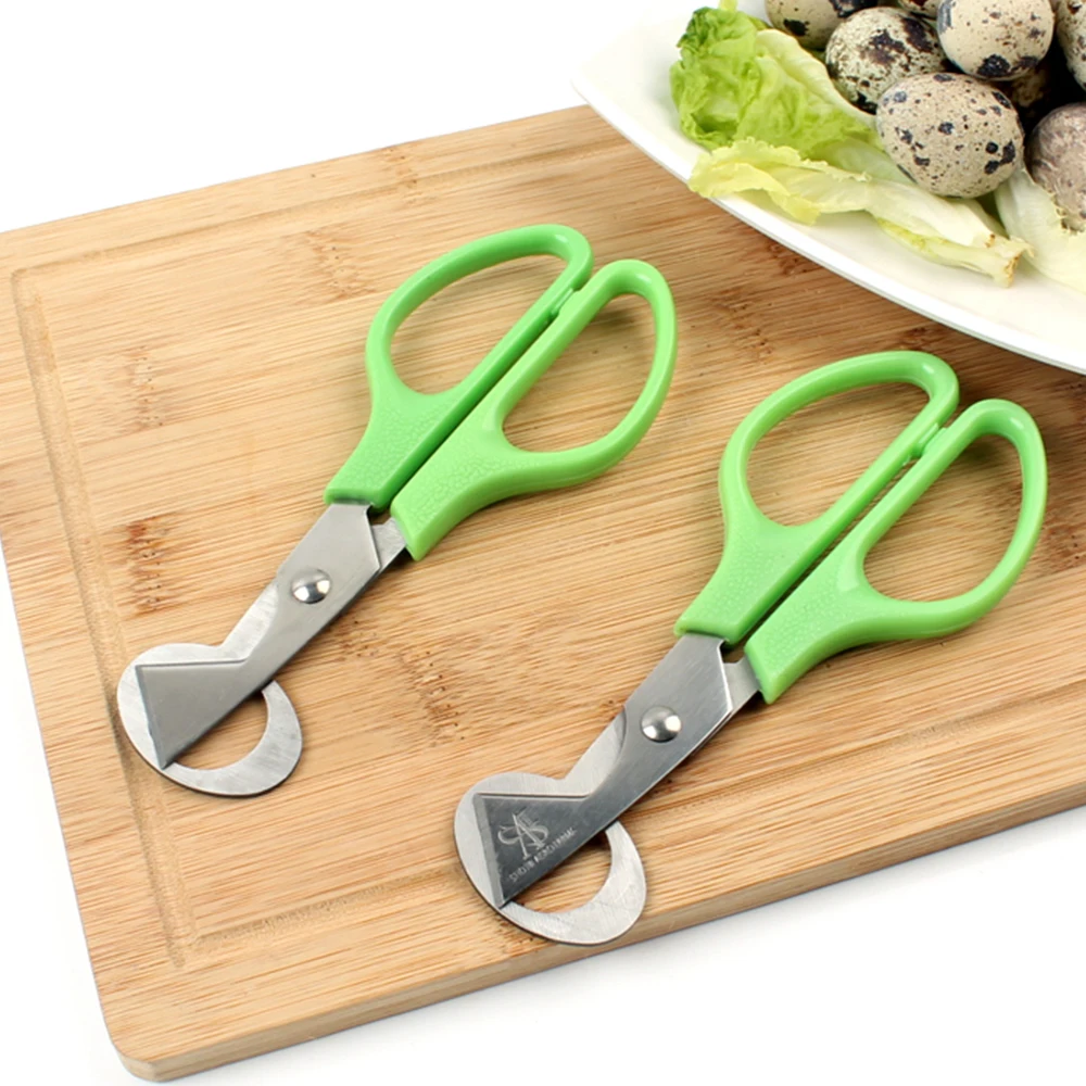 1 Pc Edelstahl Wachtelei Schere Cutter Opener Wachtel Vogel Ei Clipper Küche Werkzeuge Cracker Klinge Langlebig Zigarre Schneider – Detail 5