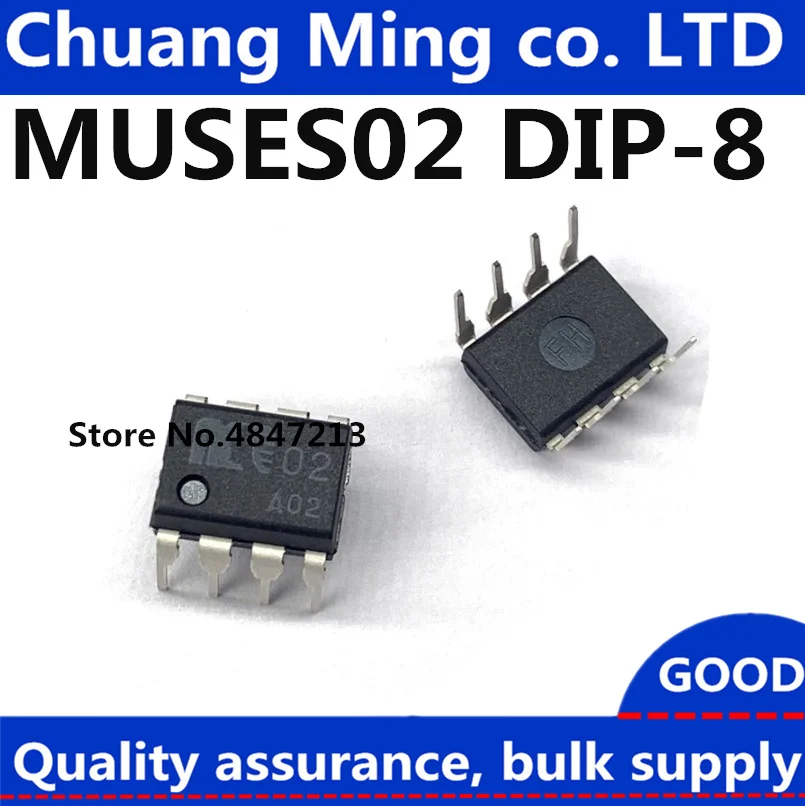 2pcs MUSES02 DIP-8 100% New and original