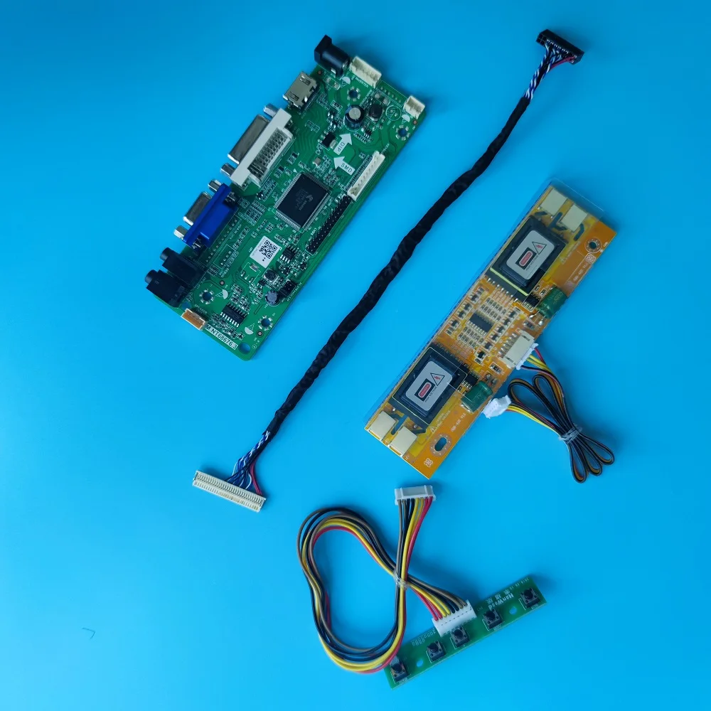 

Kit for HSD190MEN3-C00/A03 HSD190MEN3 19" 1280x1024 30pin 4 CCFL LCD screen Driver Controller board DVI VGA HDMI-compatible LED
