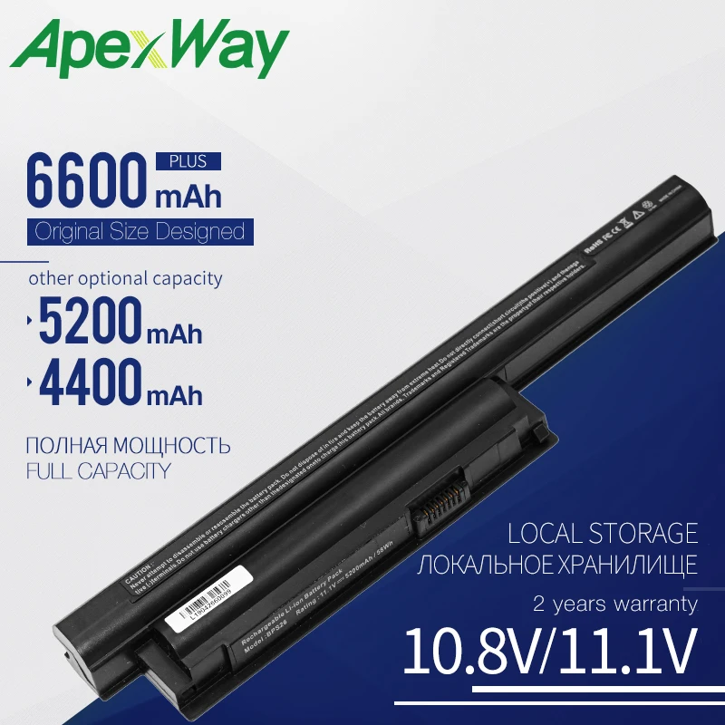 

6CELL New laptop battery For Sony Vaio bps26 VGP-BPL26 VGP-BPS26 VGP-BPS26A PCG-61712T VPC-EJM1E SVE VPC-CA CB EG EH EJ EK EL EG