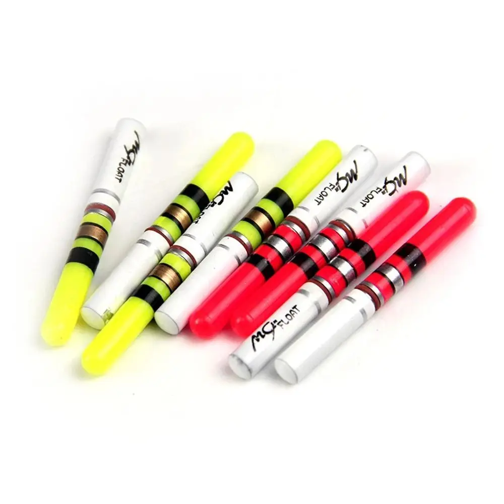 2Pcs Light Sticks Green / Red Work with CR322 Battery Operated LED Luminous Float Night Fishing Tackle