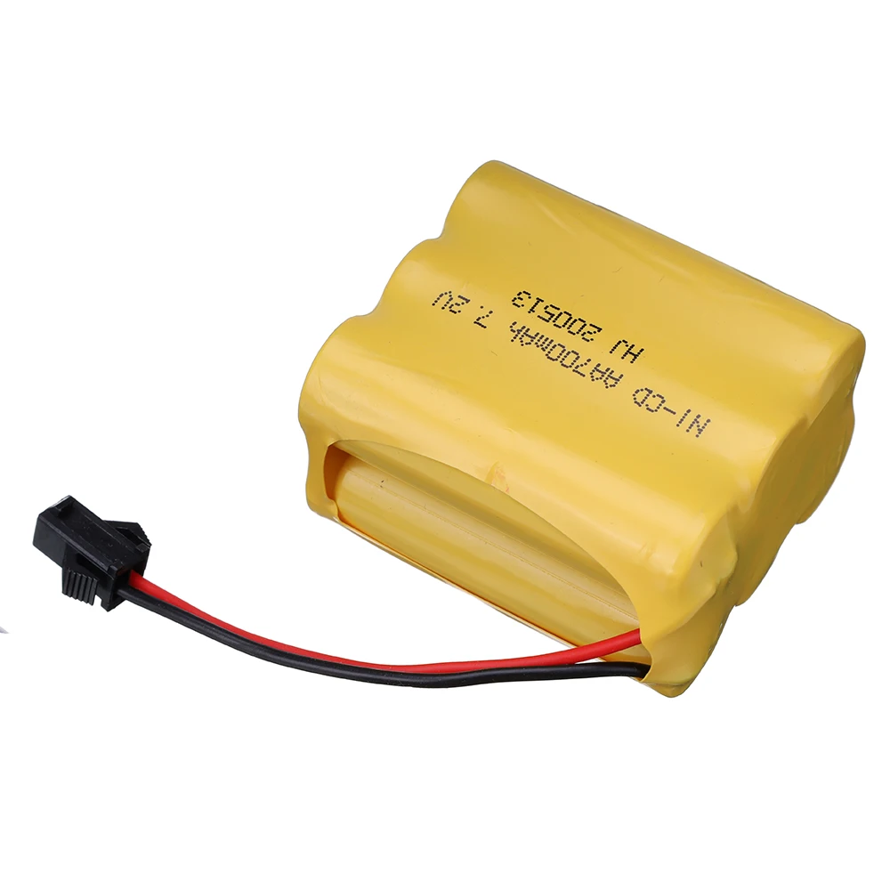 1-5 Nâng Cấp 700Mah 7.2V NICD AA Pin Sạc Cho Rc Đồ Chơi Ô Tô Xe Tăng Xe Tải đoàn Tàu Thuyền Robot Phụ Kiện Pin