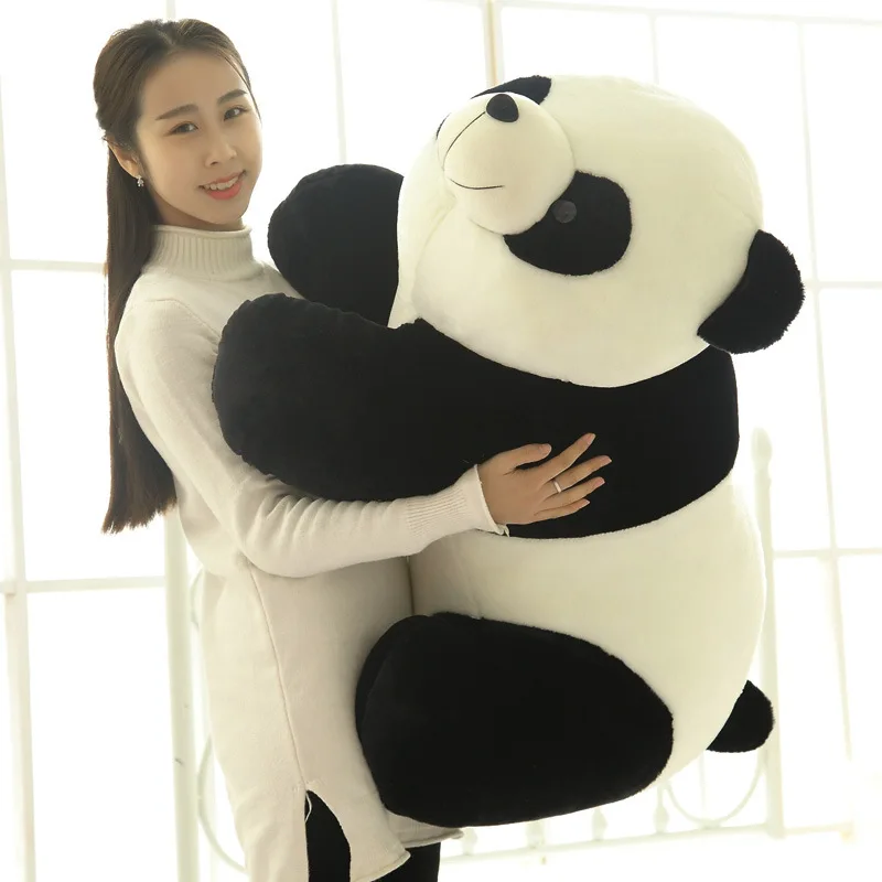 Cute Baby Big Giant Panda Bear Plush Toys Soft Stuffed Animal Doll Cushion Pillow Cartoon Home Bed Decor Gift