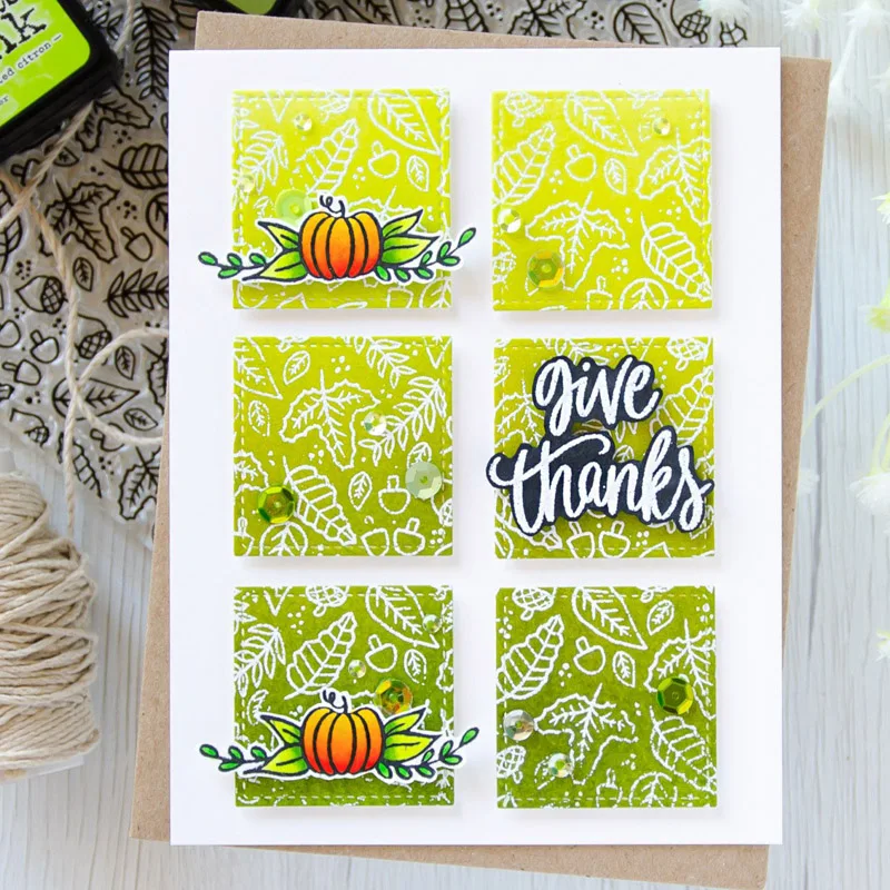 Card Front Builder Forest Fall Sences Blessings Thanks Cutting Dies Stamps for DIY Scrapbooking Crafts Cards Making New 2020 Die