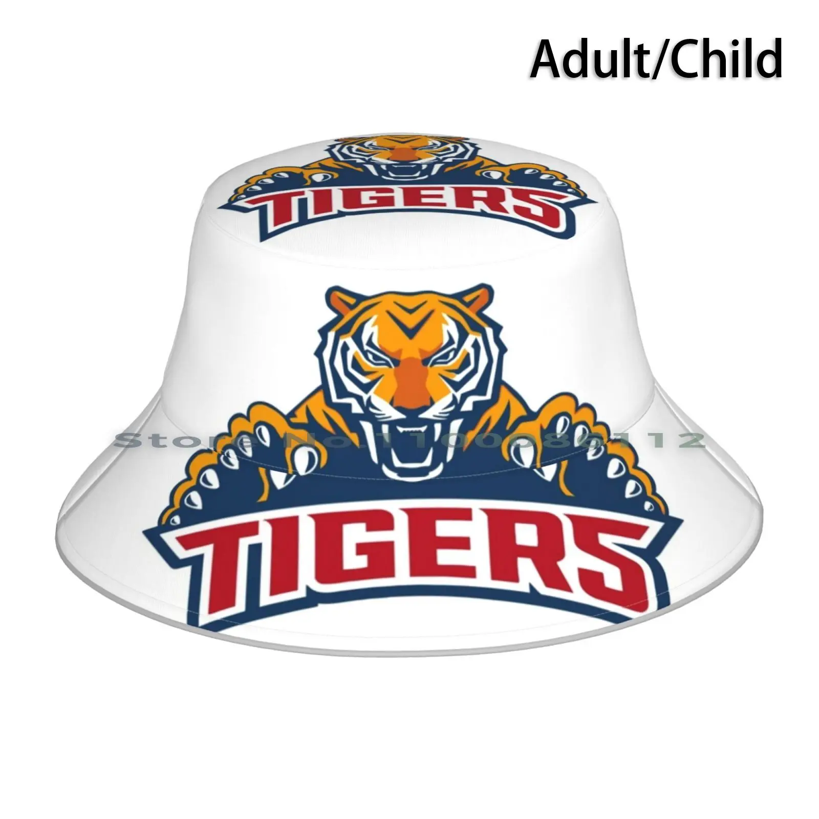 Untitled Bucket Hat Sun Cap Detroit Baseball Detroit Tiger Detroittiger Foldable Outdoor Fisherman Hat